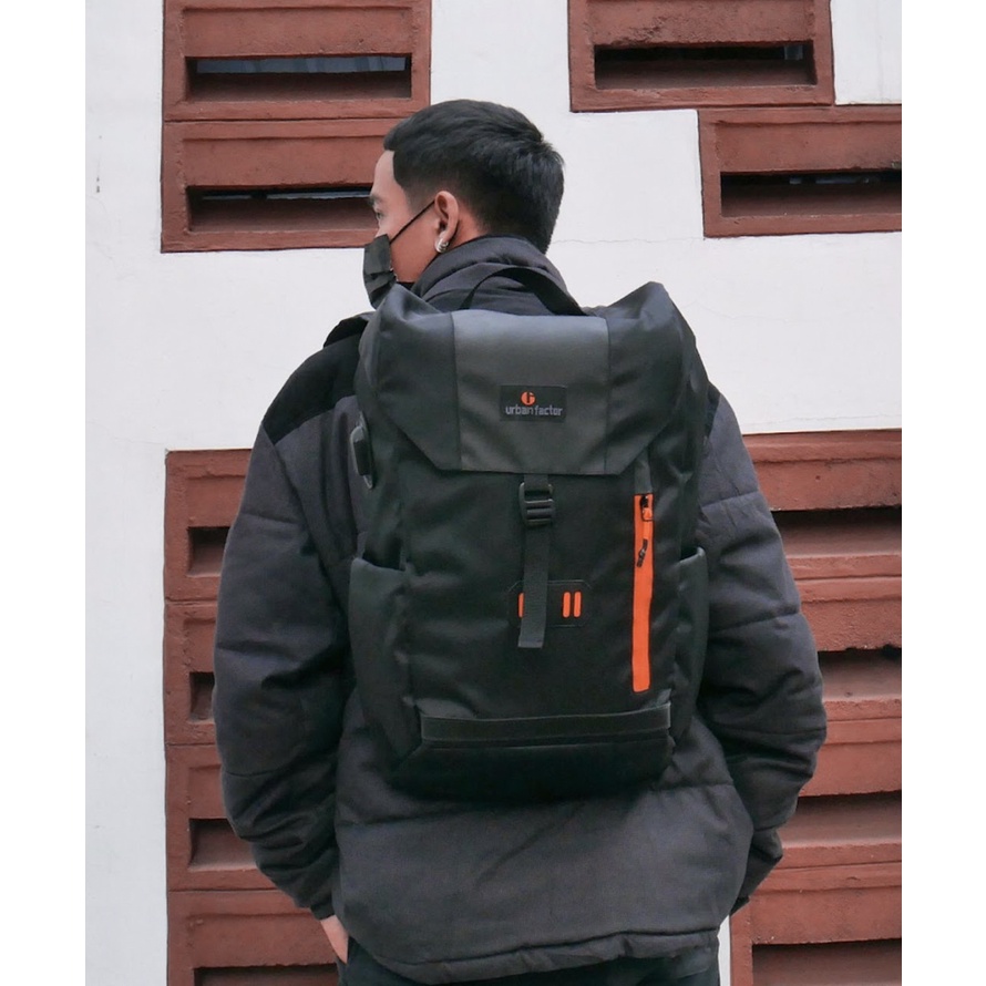 PICCOLO BLACK | MNM X URBAN | Tas Ransel Punggung Pria Tas Backpack ORIGINAL