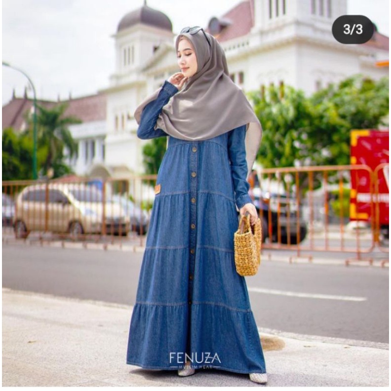 Gamis Denim Velove by fenuza