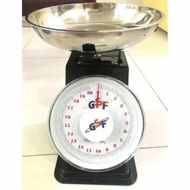 Timbangan Duduk Jarum Analog GSF 5kg 10kg 15 kg 20kg Timbangan