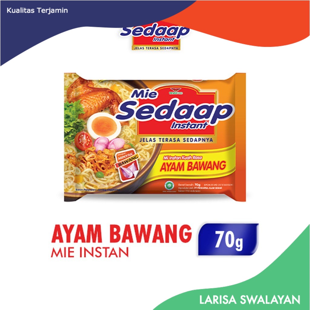 

SEDAAP Mie Instan Ayam Bawang Bag 70GR