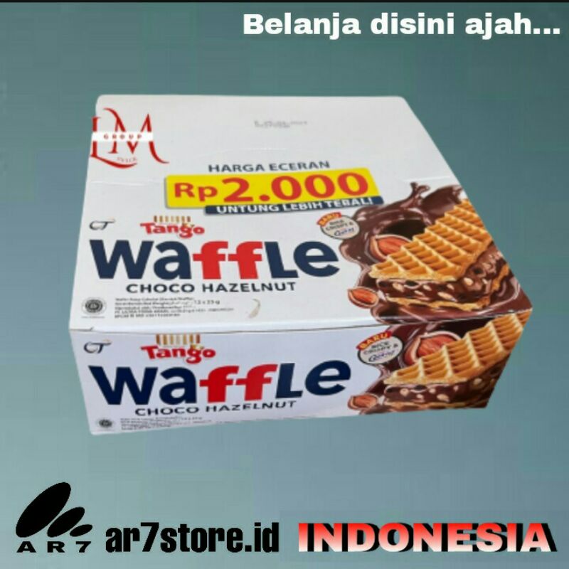 

TANGO WAFFLE Choco Hazelnut 1 pack isi 12pcs @25gr