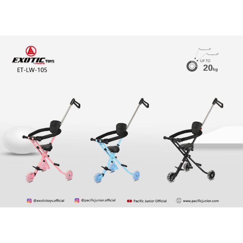 STROLLER EXOTIC MICRO TRIKE  LW-105