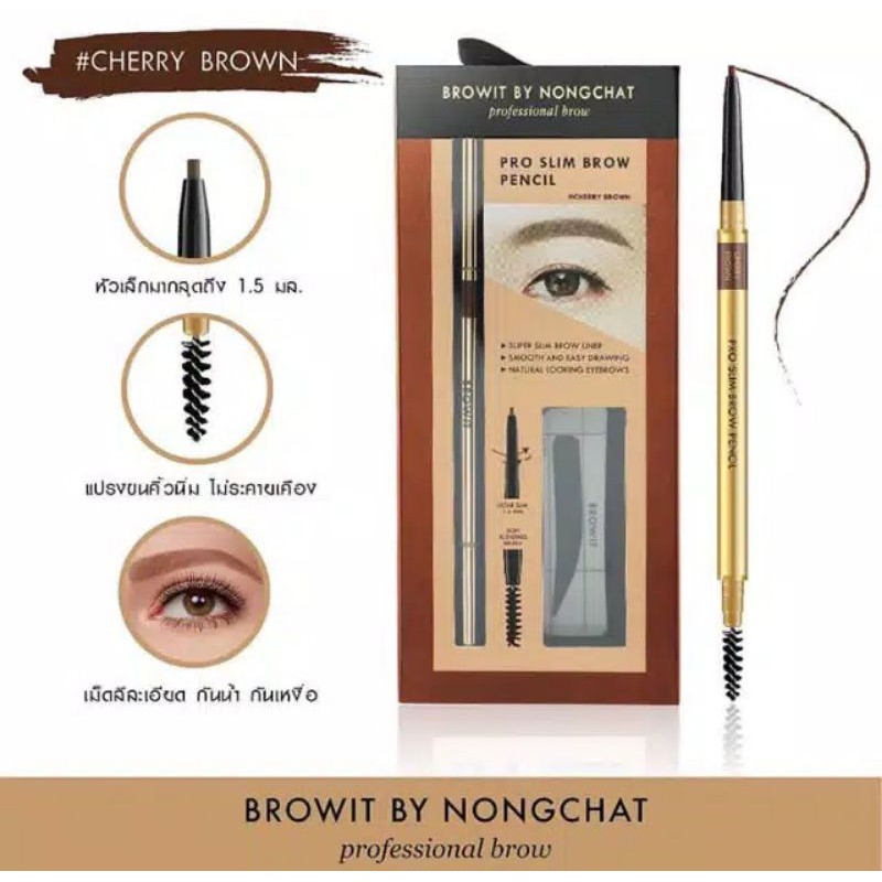 (READY) BROWIT Pro Slim Brow By Nongchat ORIGINAL THAILAND