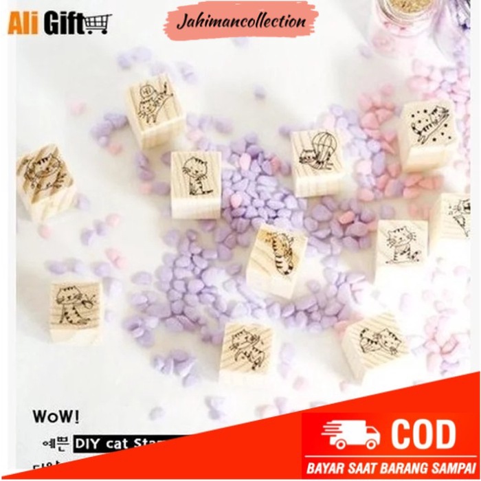 

✨ BISA COD ✨ Stamp Agenda Diary Scrapbook Mini - 4