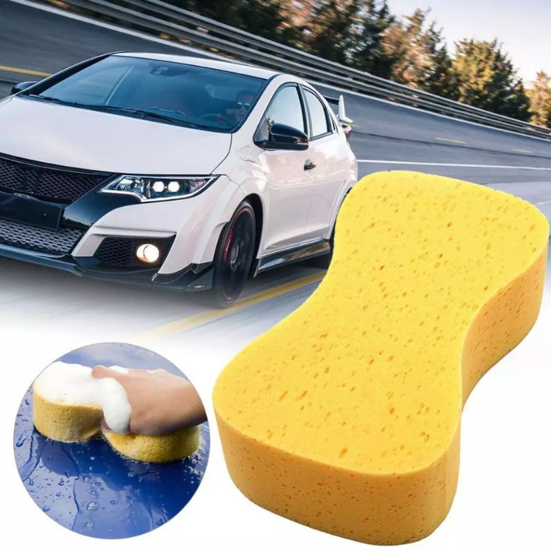 busa sponge cuci mobil motor bentuk 8 tebal