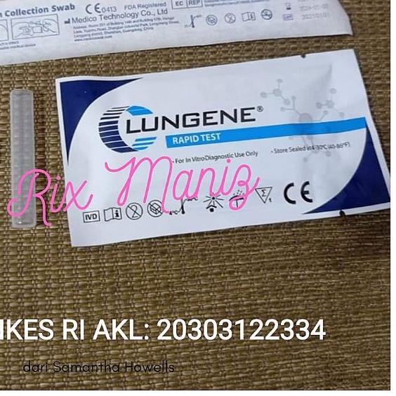 ✿ Alat Test Swab Antigen Mandiri / Alat Test Hidung ♪