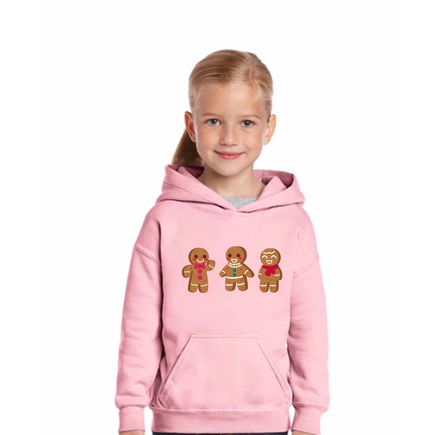 Hoodie Gingerbread Sweater Pakaian Anak M - XXL