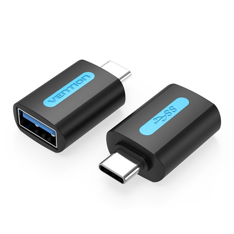 Vention Adapter Konverter Tipe C Ke Usb 3.0 Otg Male Ke Female 3a 5gbps Untuk Gamepad Handphone / Laptop / Tablet