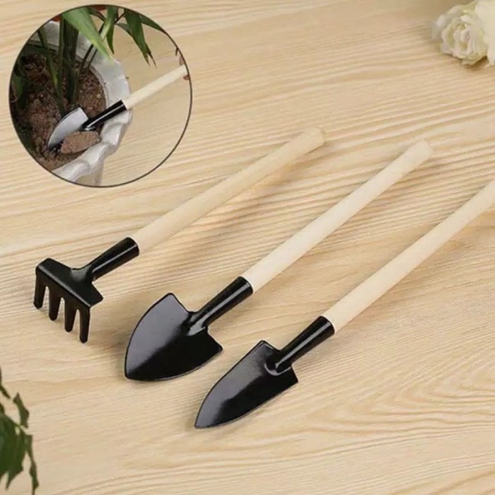 Cangkul Sekop Garpu Mini Peralatan Kebun Garden Shovel Spade *ST06