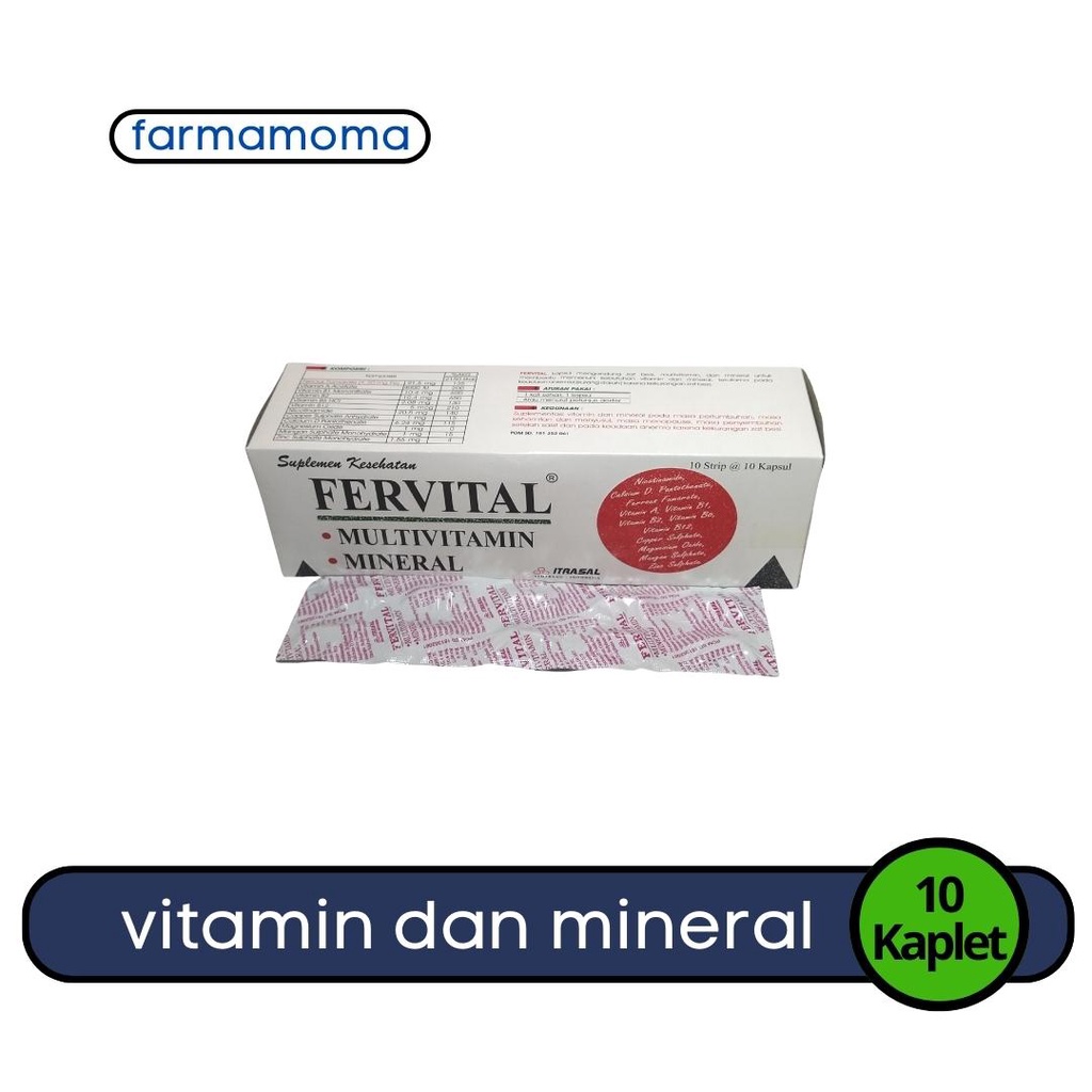 FERVITAL (Multi vitamin & Mineral ) Strip 10s