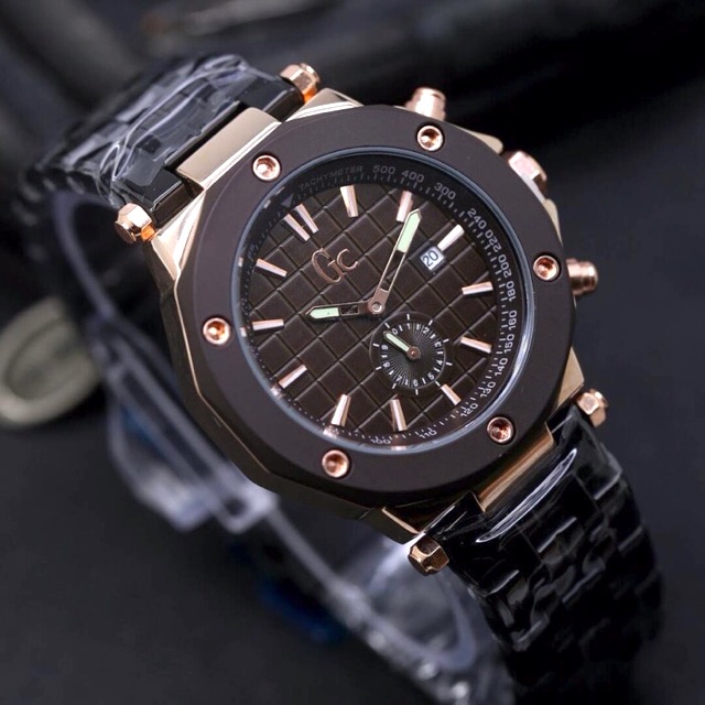 Jam tangan cowok GC (Guess) SK754 Rantai limited