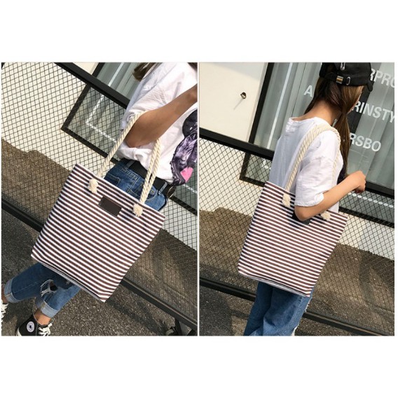 Tas Batam Bag #11 Kanvas Casual Selempang Wanita Cewek Korea Fashion Womens Lady Tote Bag