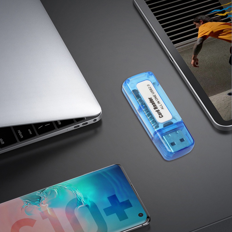 Card Reader Usb 2.0 All In One Support TF SD MS Mini MS M.2