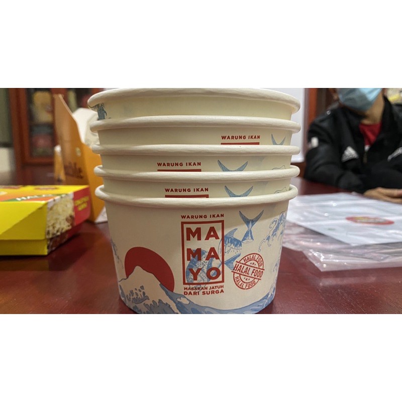 

Print paper bowl printing paperbowl 650ml