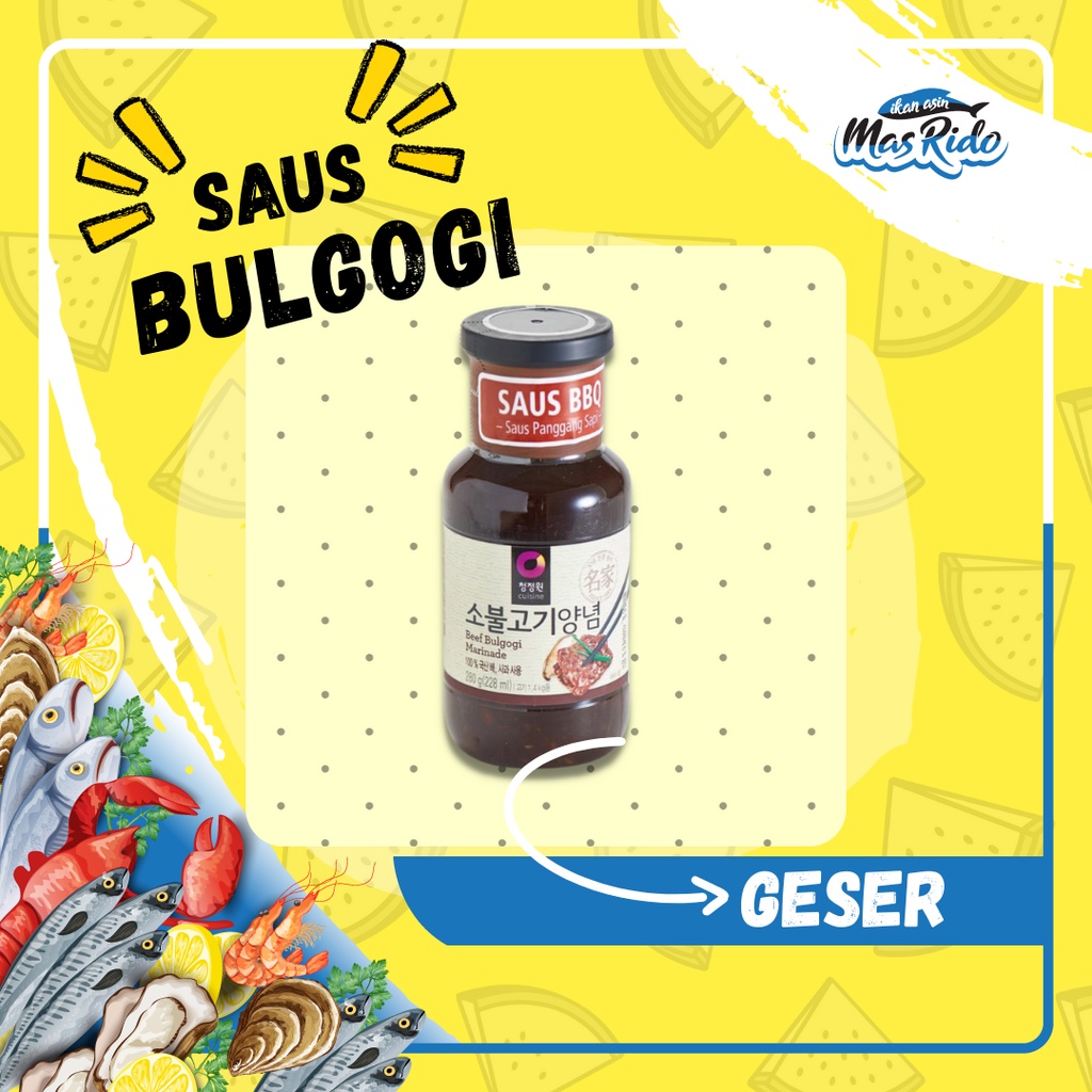 

Bumbu Saus Beef Bulgogi Marinade Bbq Daesang Cuisine Sauce Bulgogi Praktis Harga Termurah