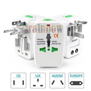 Travel Adapter Universal International Travel Adaptor ALL IN ONE Charger Universal Colokan - Putih