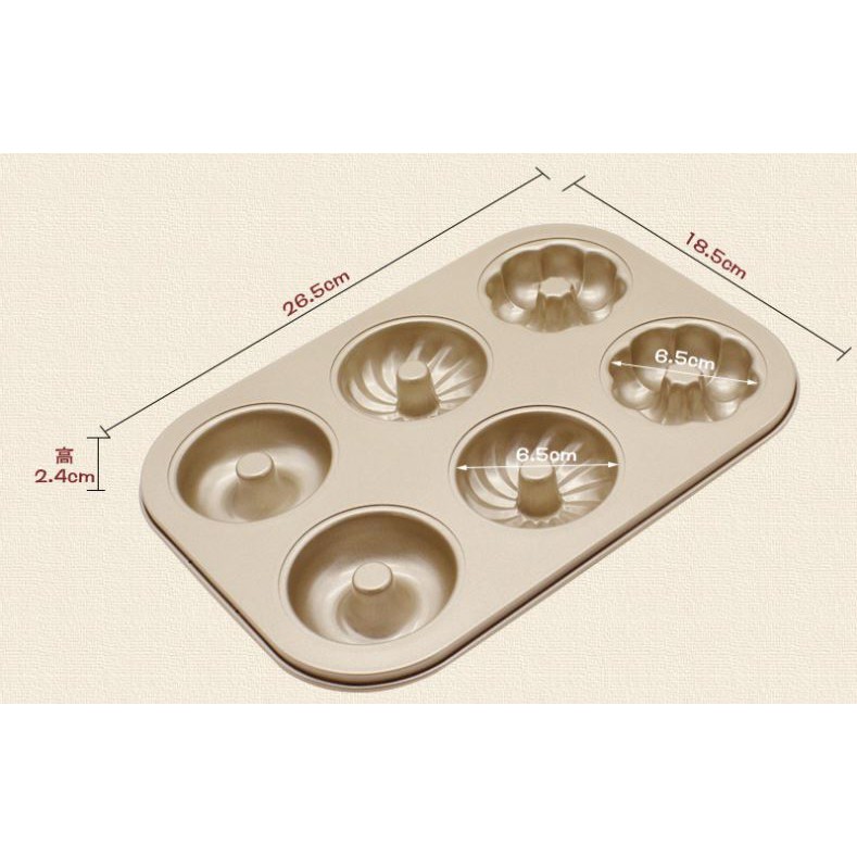 Cetakan Kue Teflon Loyang Oven Baking Tray Model Kerang Donat madeleine shells