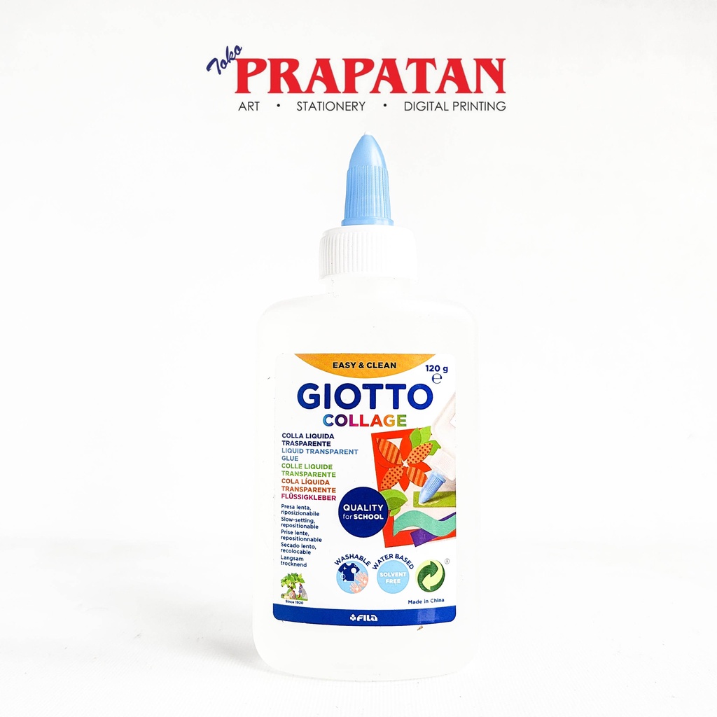 

Giotto Collage Liquid Transparent Glue 120g | Lem Cair