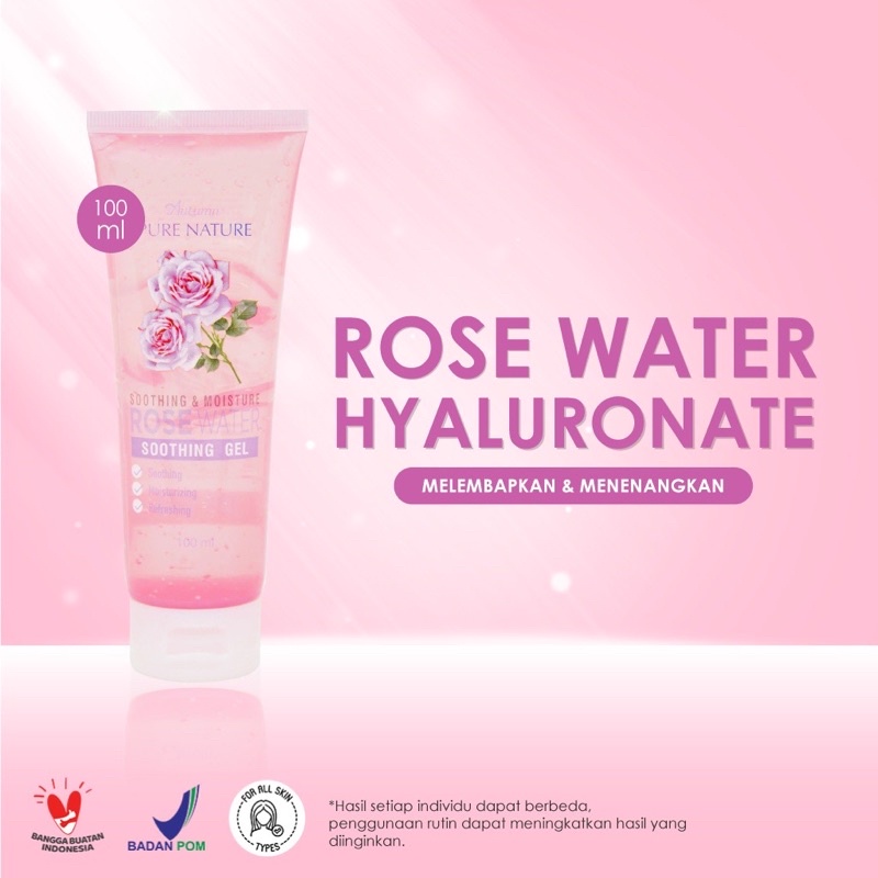 Grosir autumn rose water soothing gel 100ml