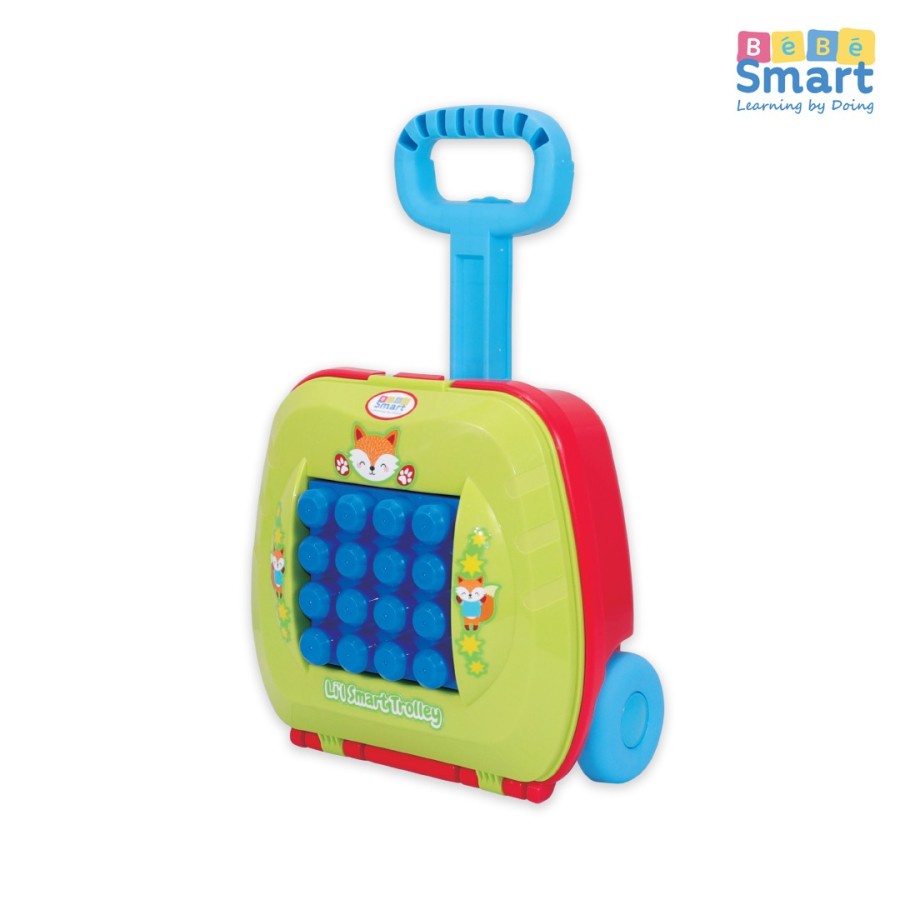 Makassar - Bebe Smart Li'l Smart Trolley - Red / Mainan Bayi Anak