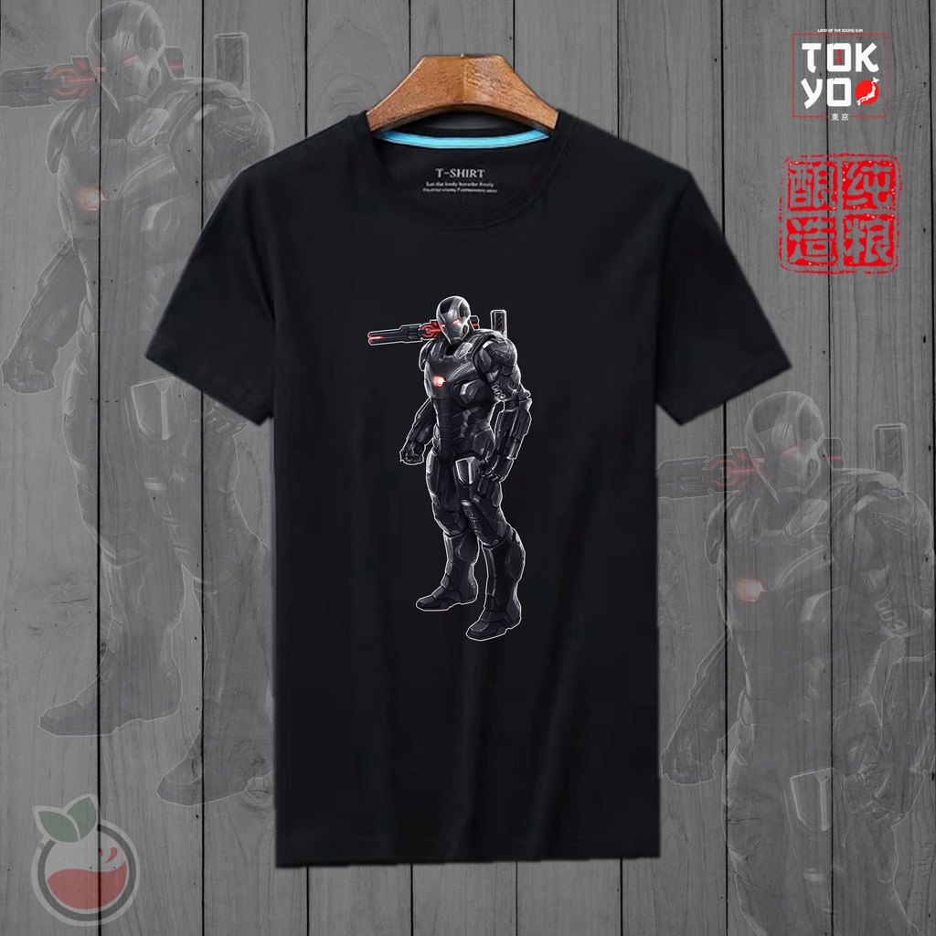 Lilipop Kaos Tshirt  Pria Avengers Iron Man Baju Distro Basic Lengan Pendek Cowok Kasual