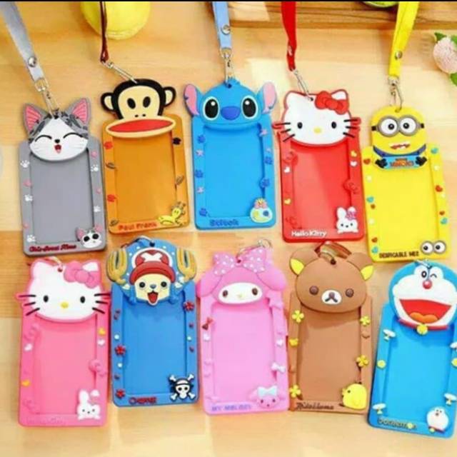 

Name tag holder karakter anak - HELLO KITTY