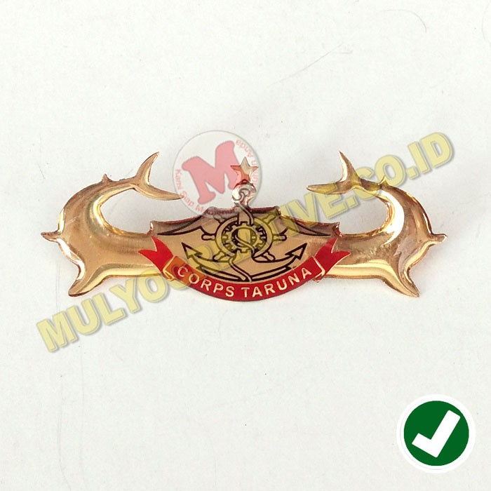 Pin Pelayaran Logo Corps Taruna - Lencana Pelayaran Sekolah Maritim