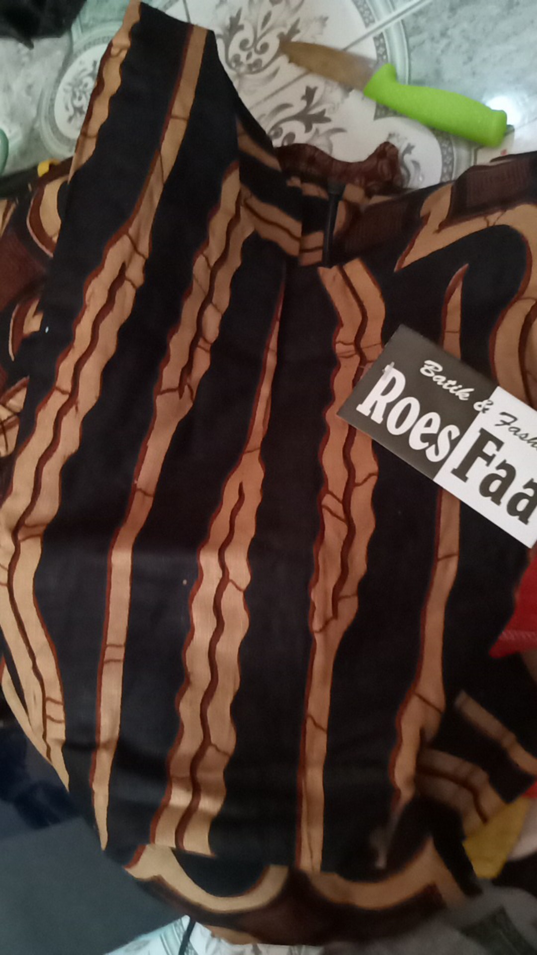 Gamis Genes Sogan Batik Modern Muslim Maxi Pesta Kondangan Seragaman Gamis Batik