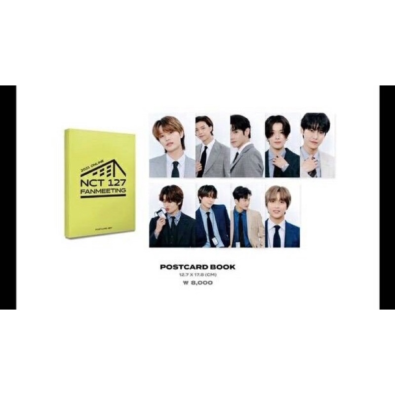 SHARING POSTCARD MD FANMEETING ANNIVERSARY NCT 127