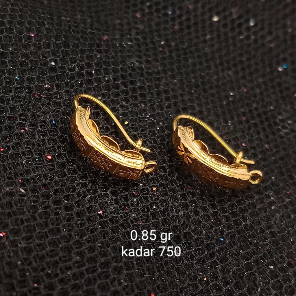 Anting Emas 17K - 0.85 gr Kadar 750 - 61