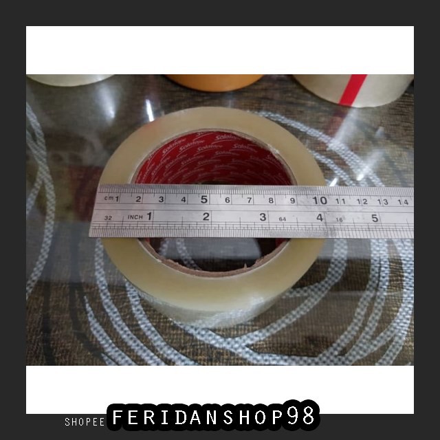 

FS341 SELOTIP & DOUBLE TAPE PROMO KHUSUS GOJEK ATK LAKBAN BENING COKLAT 48 MM X 90 YARD FULL BY FERI