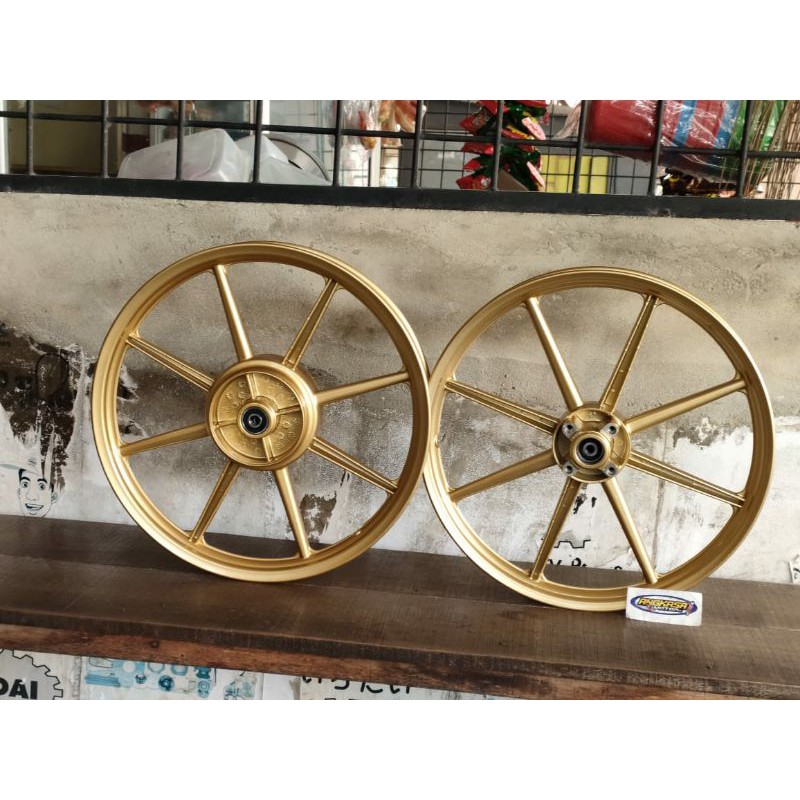 velg racing swan palang 8 vrossi gold jupiterz jupiter mx Vega ZR dll