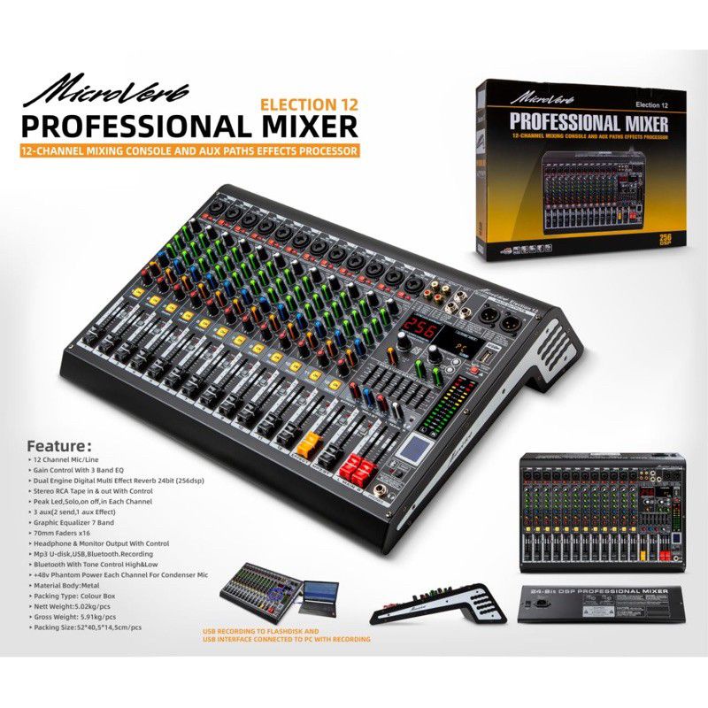 mixer microverb election 12