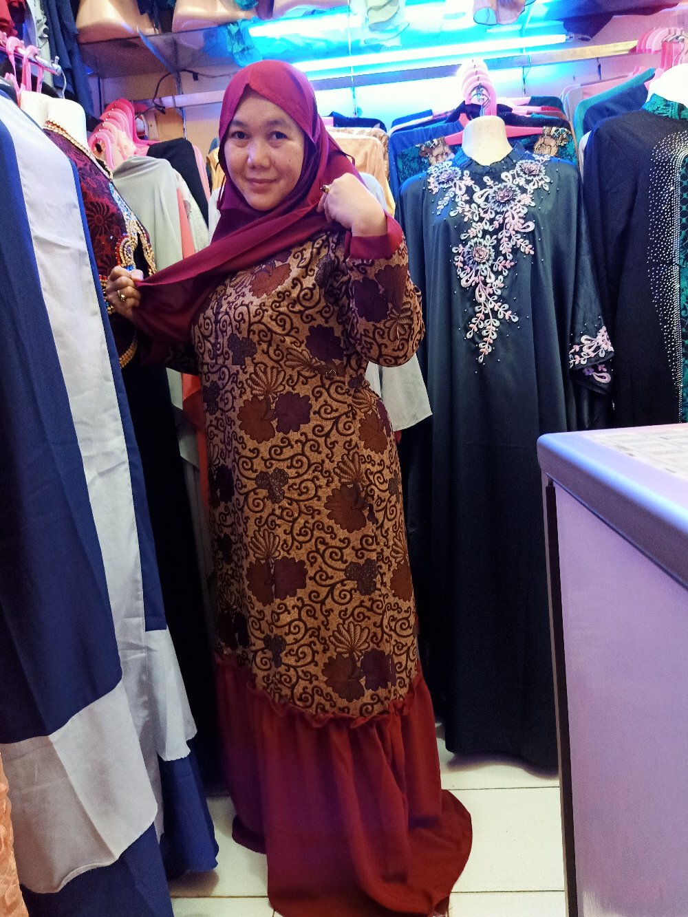 Batik Gamis Seragam Batik Pekalongan