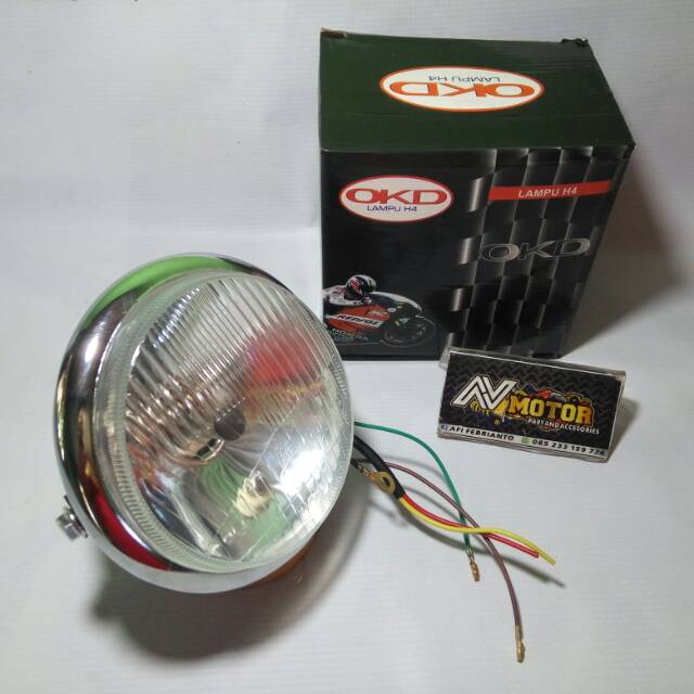 Lampu depan cb pesek autopal