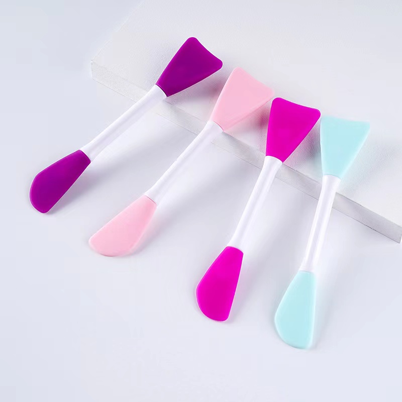 Kuas Masker Silicon ( 2 in 1 )  - Spatula /Sikat + Kuas Masker Silicone