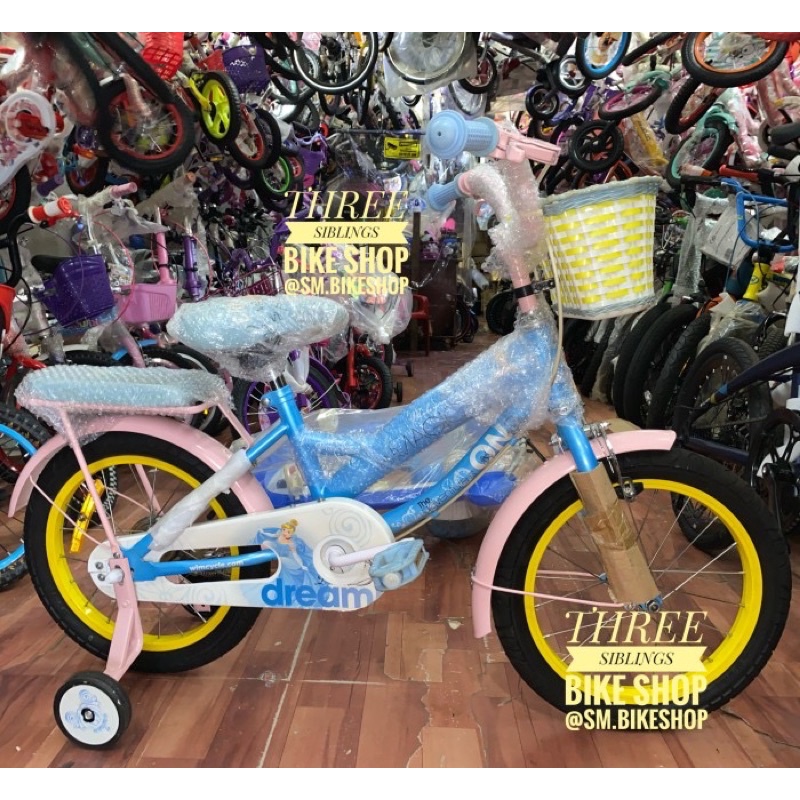 SEPEDA MINI ANAK PEREMPUAN WIMCYCLE PRINCESS DREAM 16 INCH