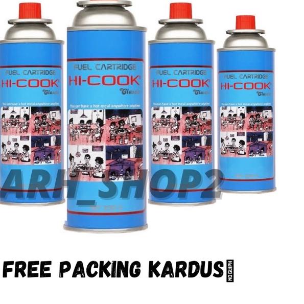 ♛ GAS PORTABLE REFIL /PAKET 5 GAS PORTABLE - GAS HI COOK - KALENG GAS ✤