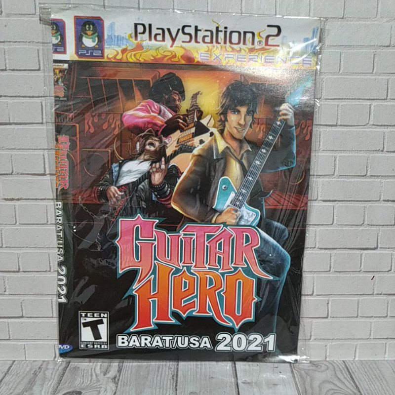CD  KASET KOPAB PS2 GUITAR HERO BARAT 2021