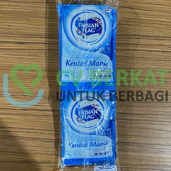 

fe20011vv Frisian Flag Bendera Kental Manis Sachet 6X40G - Cokelat Xa201As