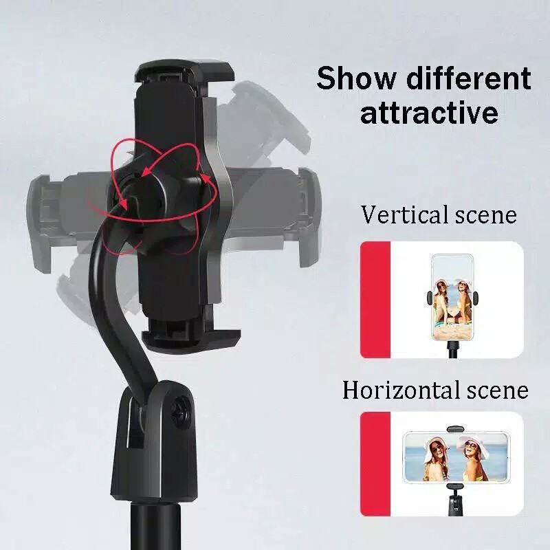 SB Tongsis Tripod Gimbal Stabilizer Bluetooth Selfie Stick Remote Tripod 360° HP