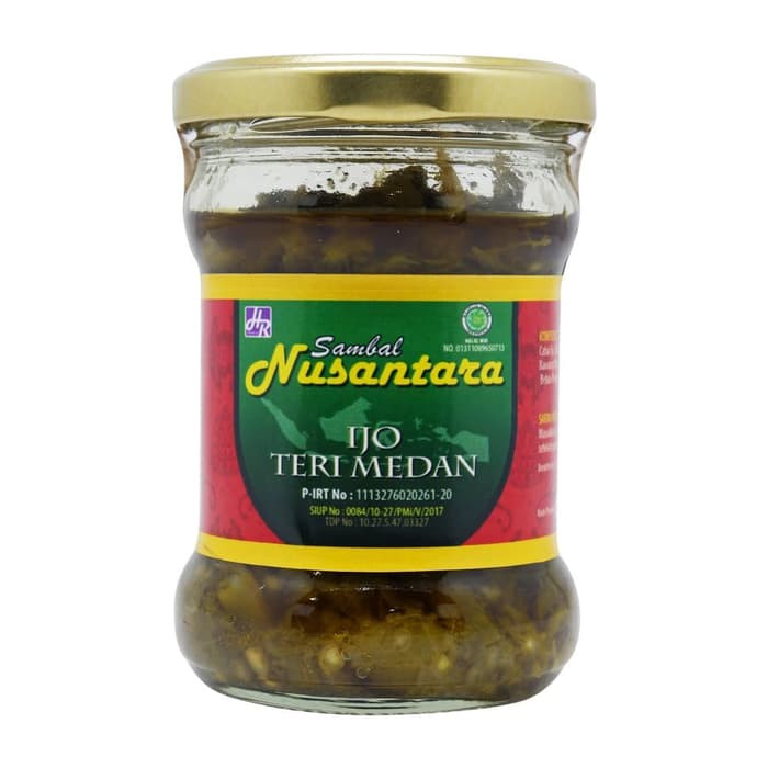 

Sambal Nusantara - Sambal Ijo Teri Medan 150gr