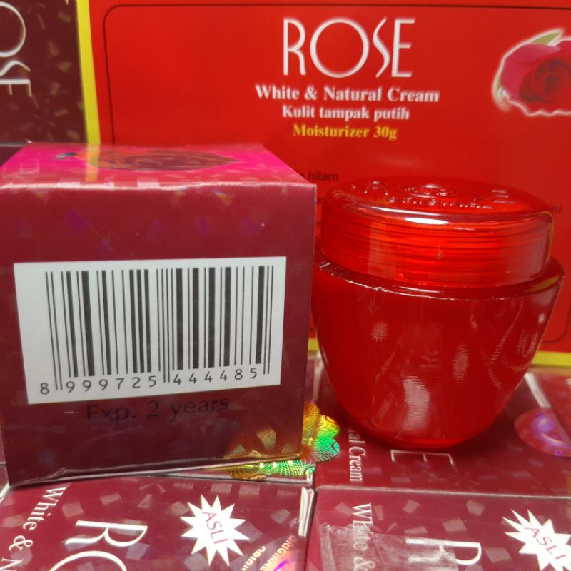 CREAM ROSE ORIGINAL IMELIA POT TIMBUL ecer