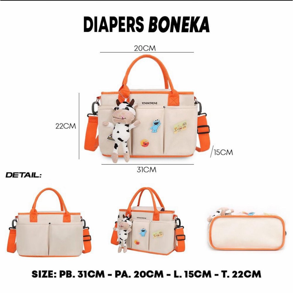 TAS BAYI | Multi-Function Diaper Bag | DIAPER BABY BAG TEBAL PREMIUM SUPER HALUS