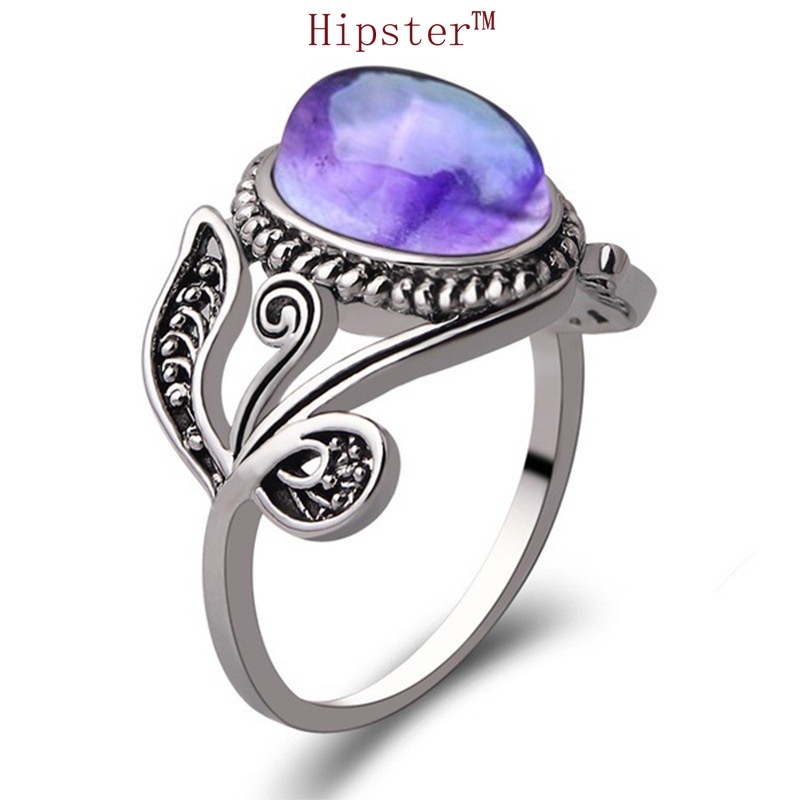 Blast hot sale fashion luxury set colored treasure ring