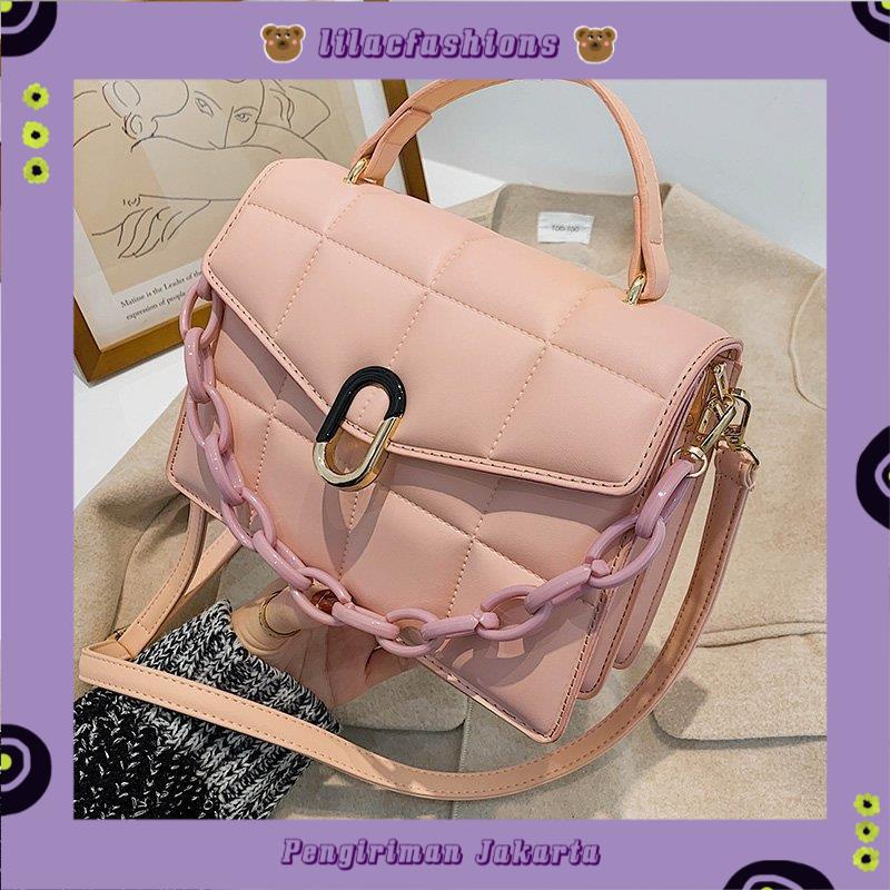 LILACFASHIONS 23754 C2461 1KG MUAT 2PCS TAS SELEMPANG FASHION IMPORT 3674 TF7461 GT1754 CR7461 GN746