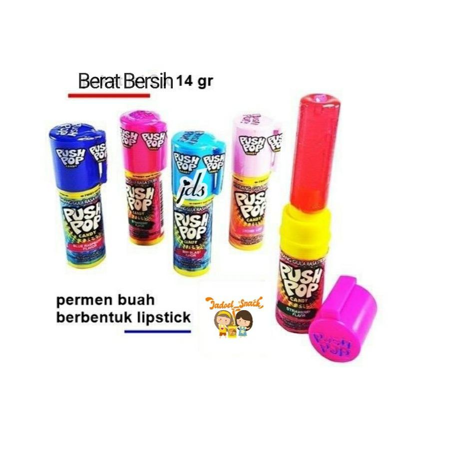 

COD Permen Lipstik - Push Pop Rasa Buah - Permen Jadul by Jadoel Snack