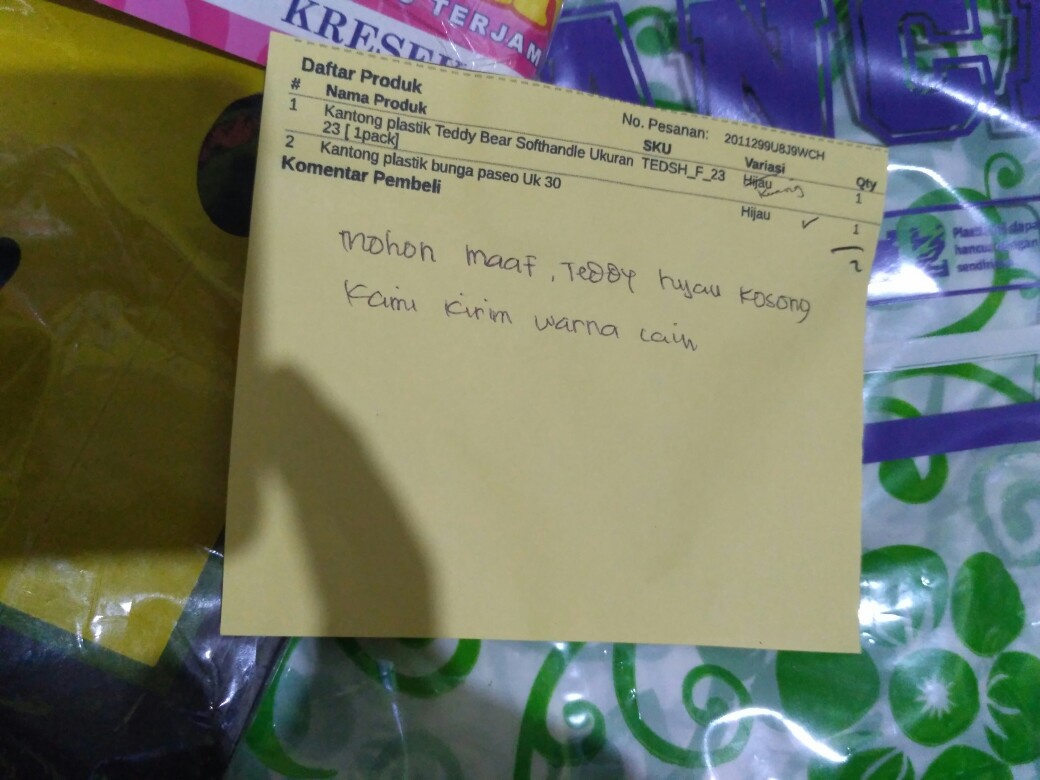 Kantong Plastik Bunga Paseo Uk 30
