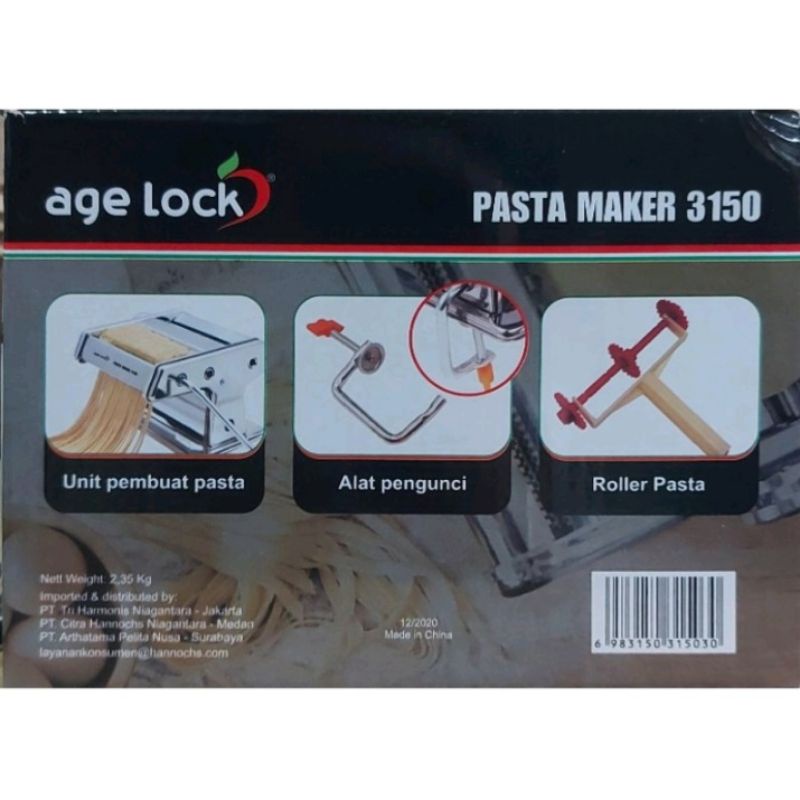 Ampia Gulungan Mie Age Lock 3150 Pembuat Pasta Pembuat Mie