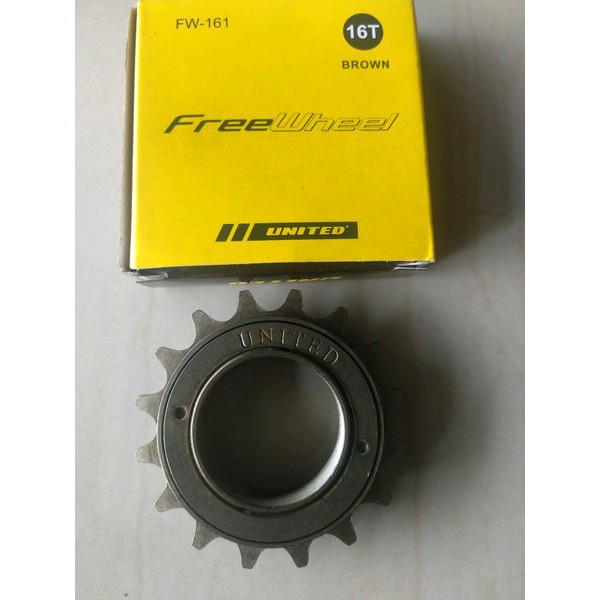 freewheel gir  gear belakang sepeda anak united 16t
